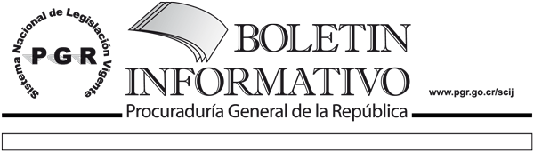 Bolet&iacute;n Informativo de la Procuradur&iacute;a General de la Rep&uacute;blica